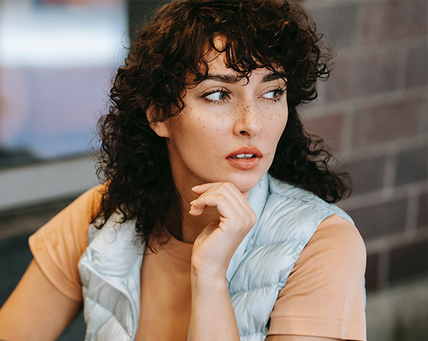 Someone considering how abortion could impact her mental health